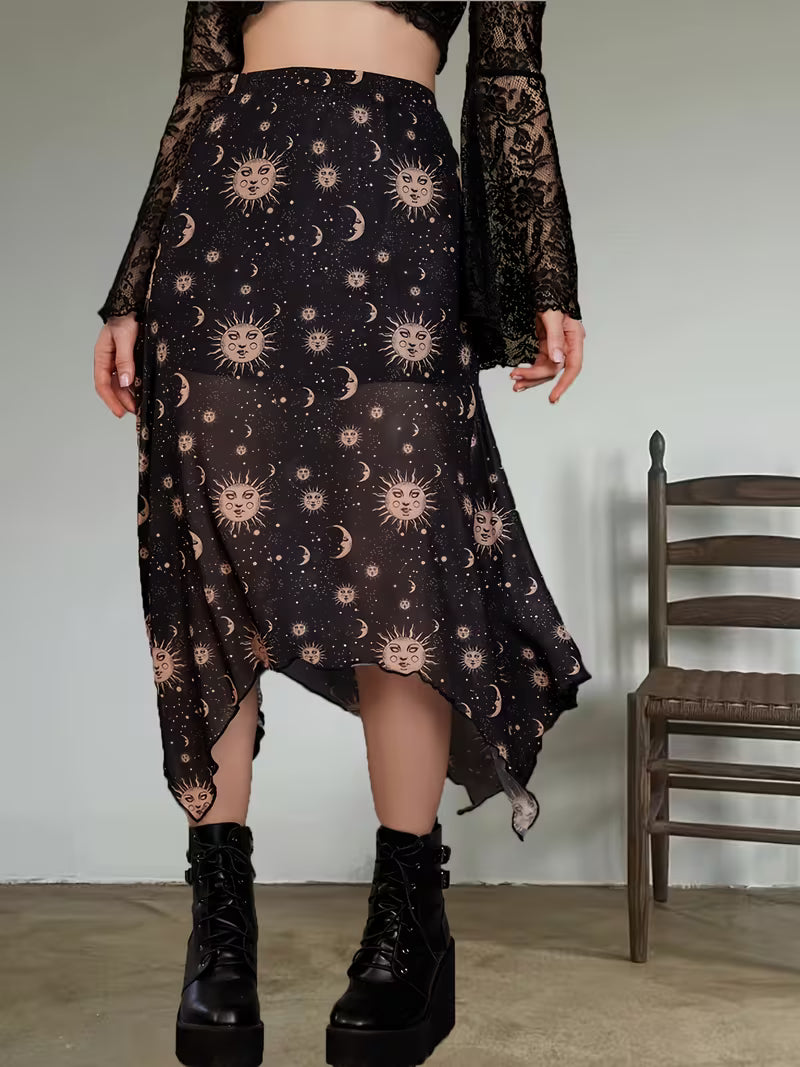 MeteorChic Celestial Breeze Maxi Skirt