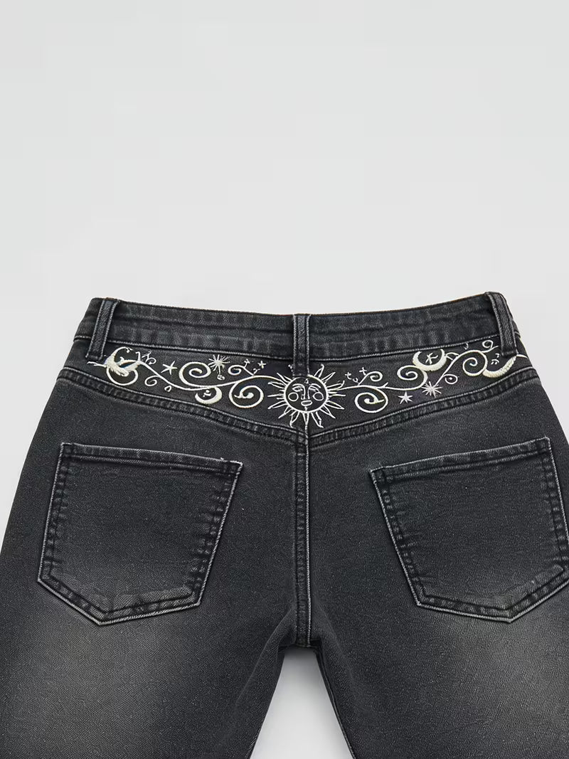 MeteorChic Celestial Flair Wide-Leg Pants