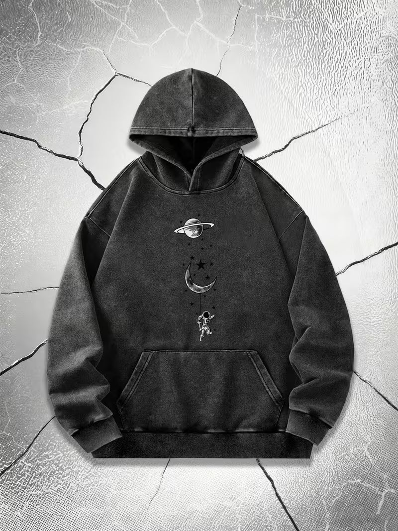 MeteorChic Astronaut Walk Pullover Hoodie
